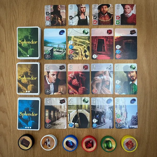 Multicolour_Cardboard_Board_Game_10+_Years_Splendor_Cards