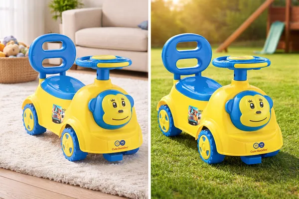 Blue_And_Yellow_Plastic_And_Children_Ride_On_Children_Ride_On_Monkey