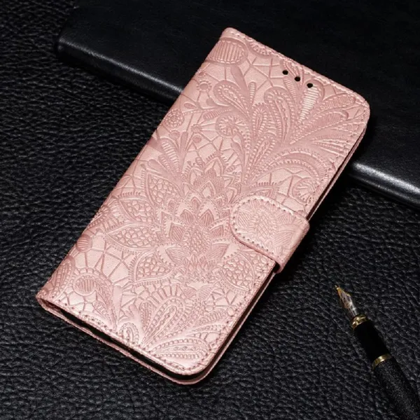 Pink_Flip_Cover_Case_Thermoplastic_Polyurethane_For_Iphone_13