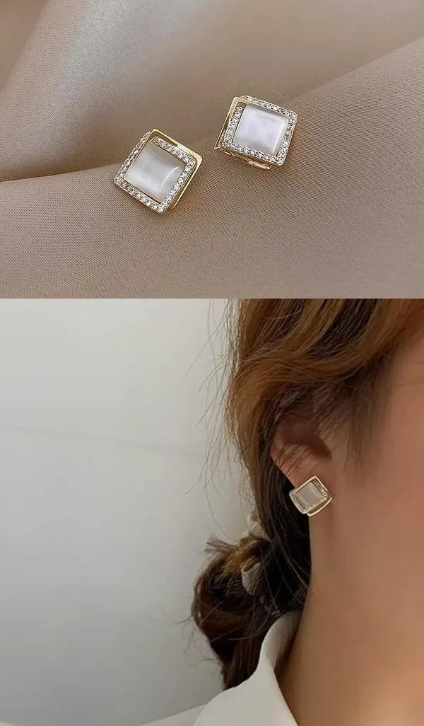 Gold_Pearl_Zinc_Alloy_Earrings_For_Women