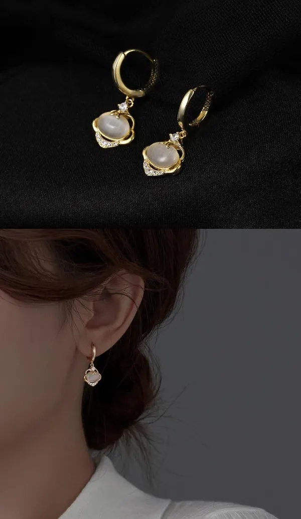 Gold_Pearl_Zinc_Alloy_Earrings_For_Women