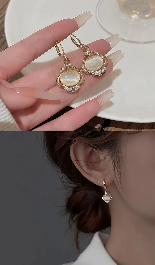 Gold_Pearl_Zinc_Alloy_Earrings_For_Women