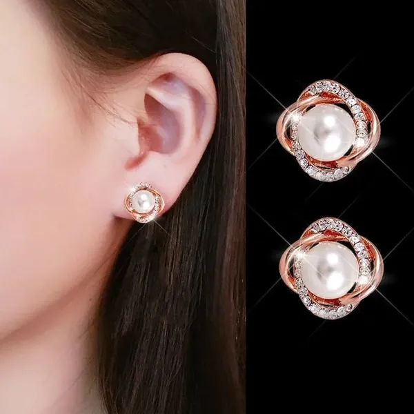 Gold_Pearl_Zinc_Alloy_Earrings_For_Women