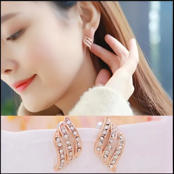 Gold_Pearl_Zinc_Alloy_Earrings_For_Women