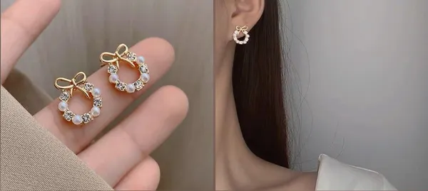 Gold_Pearl_Zinc_Alloy_Earrings_For_Women