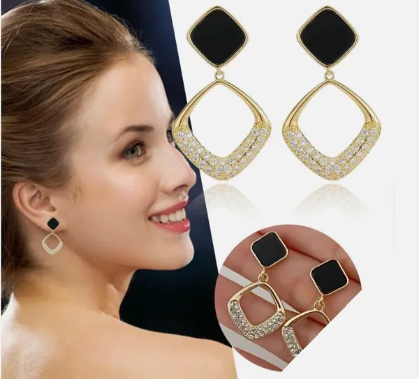 Gold_Pearl_Zinc_Alloy_Earrings_For_Women