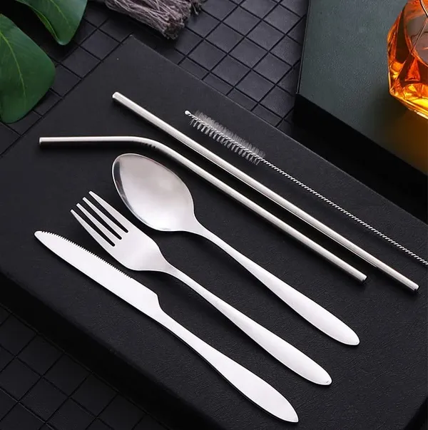 Purple_6_Piece_Stainless_Steel_Traveling_Cutlery_Set