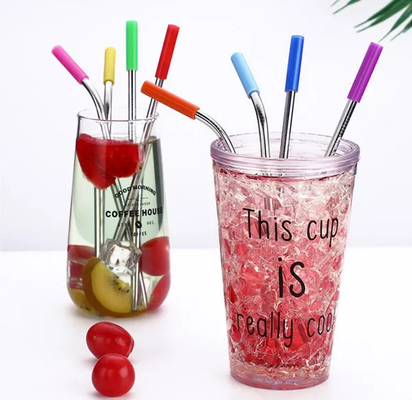 5_Piece_Purple_Silicone_Stainless_Steel_Straw_Set