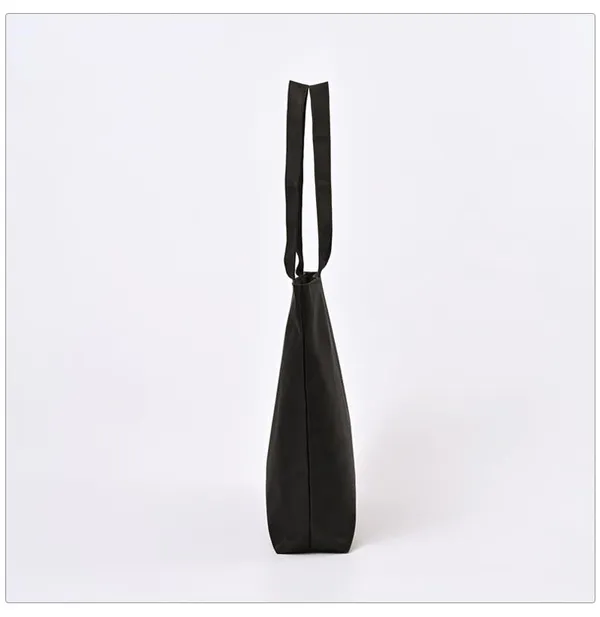 Black_Large_Tote_Bag_Oxford_Cloth_Handbag_For_Women