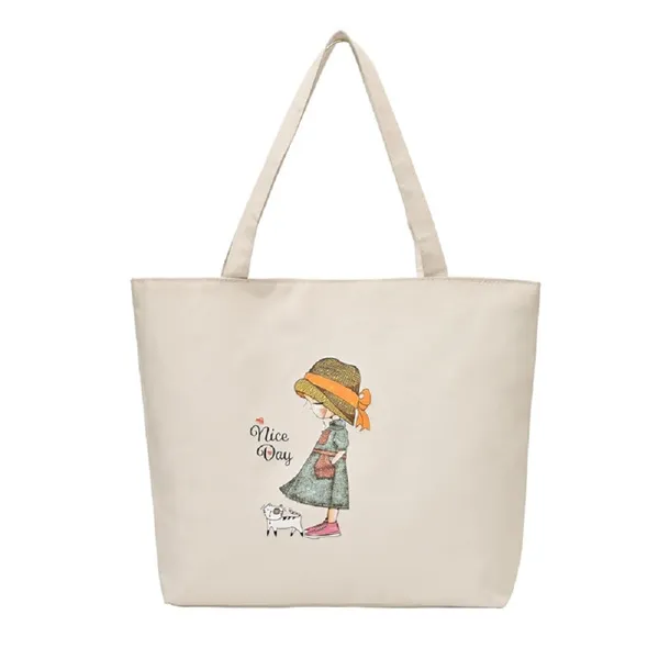 White_Large_Tote_Bag_Oxford_Cloth_Handbag_For_Women