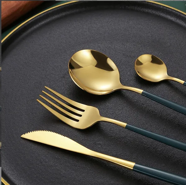 Black_&_Gold_Stainless_Steel_Silverware_Set_Stainless_Steel_Utensils_Cutlery_For_Kitchen
