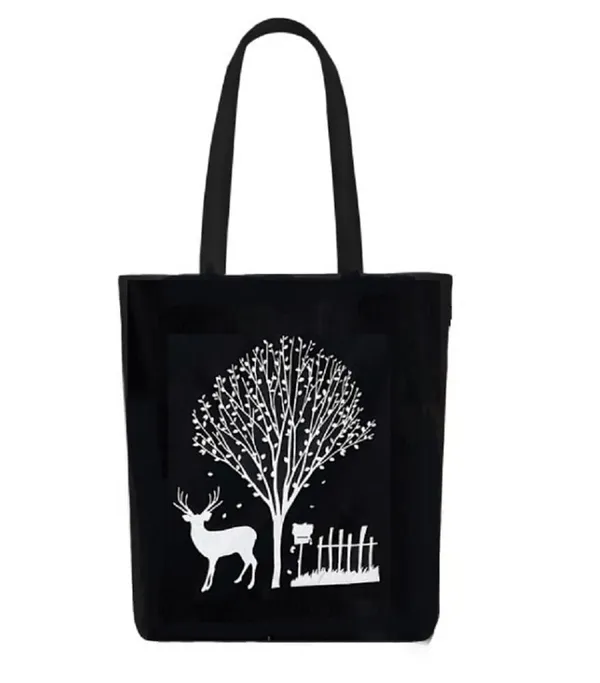 Canvas_Tote_Bag_Deer_Oxford_Cloth_Handbag_For_Women