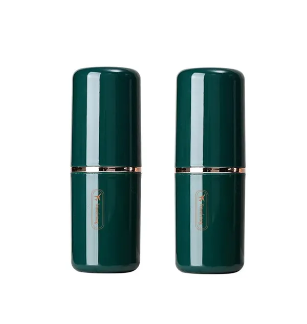 2_Pack_Multifunction_Portable_Toothbrush_Case_Holder_(Green)