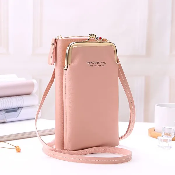 Pink_Phone_Bag_Vertical_Soft_Pu_Leather_Purses_For_Women