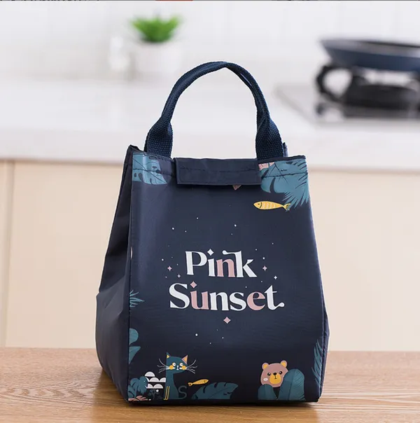 Pink_Sunset_6.5_Liters_Velcro_Top_Insulated_Lunch_Bag
