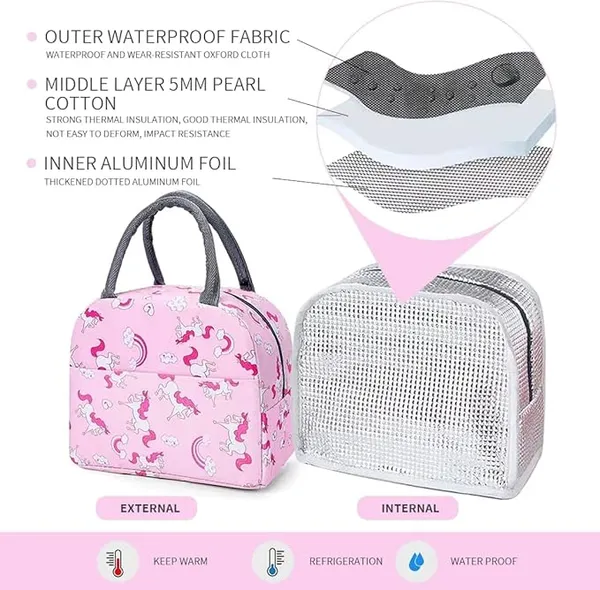 Pink_Horse_6L_Lunch_Bag_Oxford_Fabric_Lunch_Bag