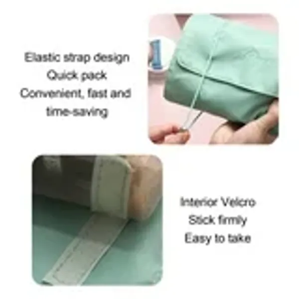 Green_Roll_Up_Polyester_Mesh_Travel_Bag