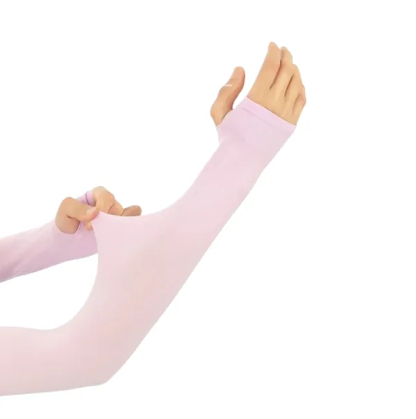 Pink_Arm_Sleeve_With_Thumb_Hole_For_Unisex_(2_Pack)