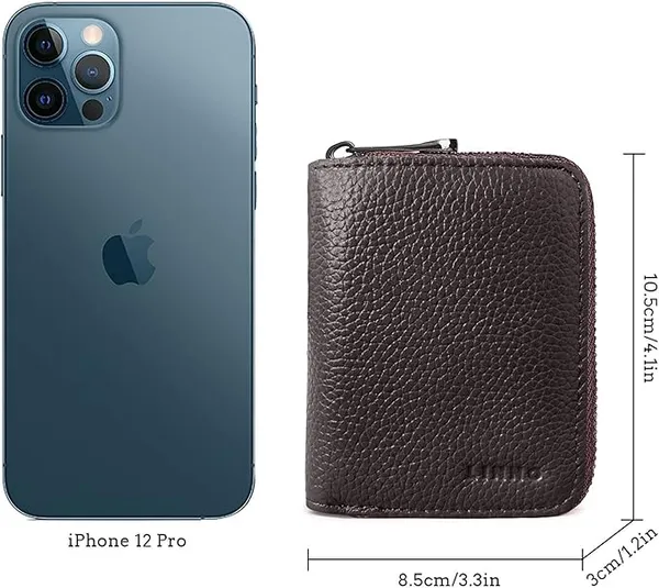 Brown_Card_Case_Organizer_Zipper_Wallet_(18_slots)