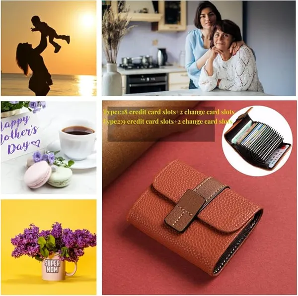 Orange_Pu_Leather_9&2_Card_Slots_Accordion_Wallet