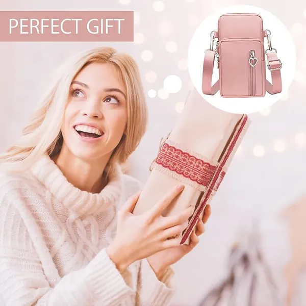 Pink_Oxford_Cloth_Mobile_Phone_Bag_Oxford_Cloth_Purses
