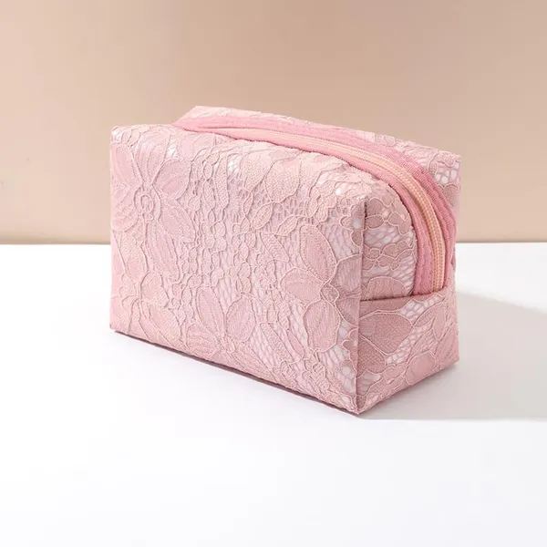 Pink_Make_Up_Cosmetic_Bag_Polyester_Travel_Bag_For_Unisex