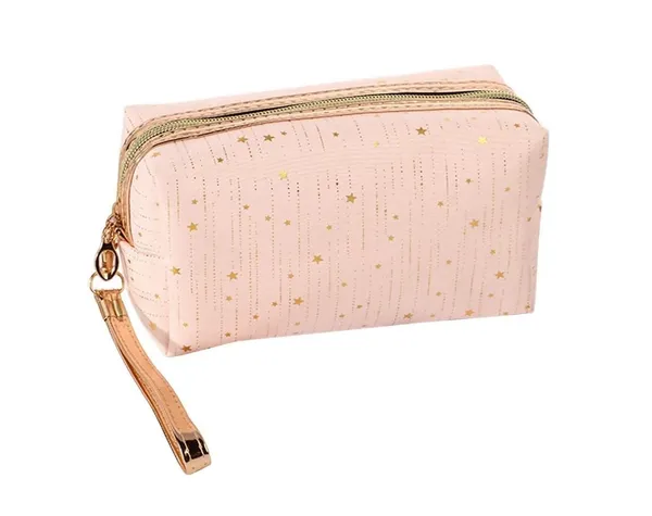 Pink_Star_Make_Up_Cosmetic_Bag_Polyester_Travel_Bag