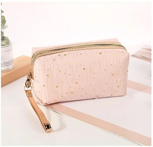 Pink_Star_Make_Up_Cosmetic_Bag_Polyester_Travel_Bag