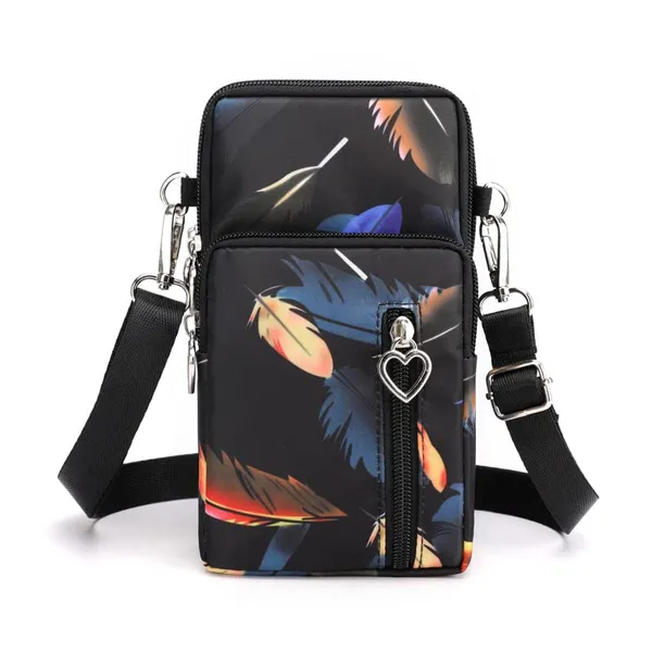 Feathers_Oxford_Cloth_Mobile_Phone_Bag_Oxford_Cloth_Purses