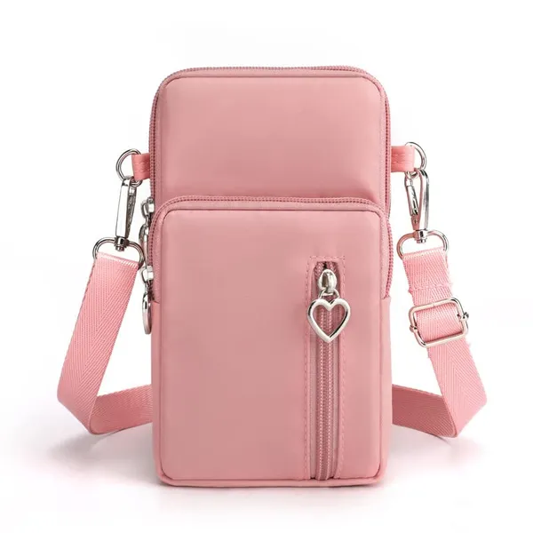 Pink_Oxford_Cloth_Mobile_Phone_Bag_Oxford_Cloth_Purses