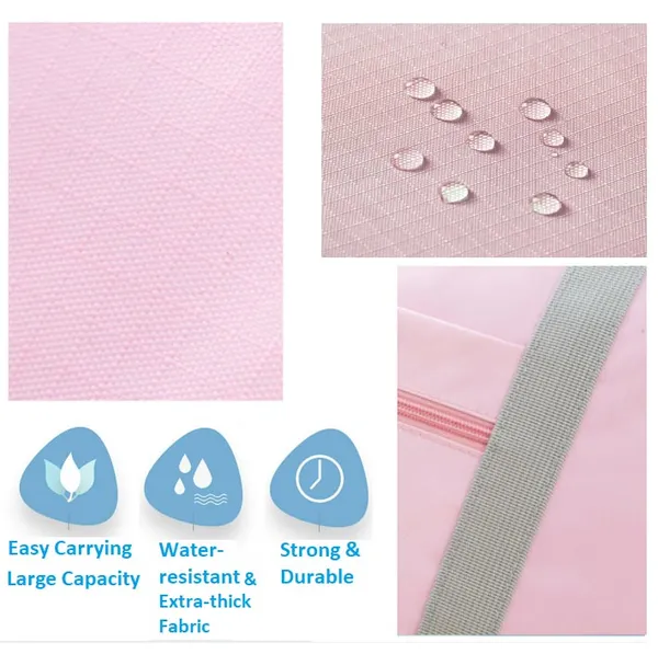 Pink_Foldable_Travel_Duffel_Bag