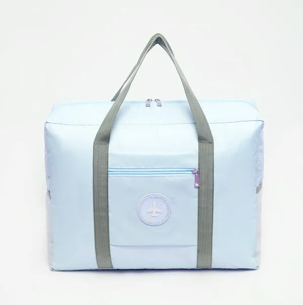 Sky_Blue_Foldable_Travel_Duffel_Bag