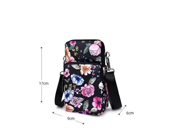 Black_Background_Nylon_&_Polyester_Purses_For_Women