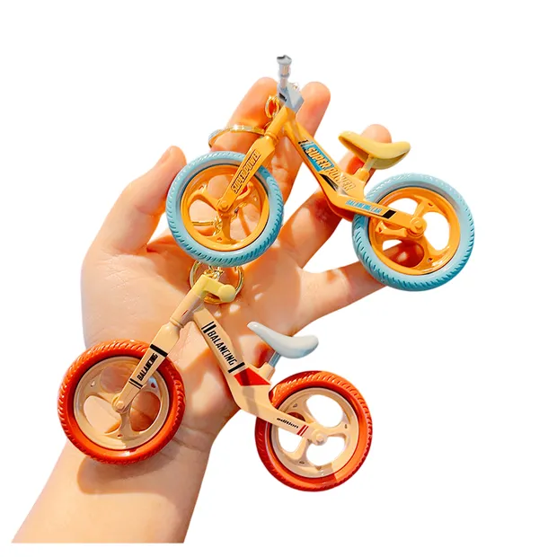 2_Pack_Red_Pink_Glide_Bicycle_Key_chain_Pendant