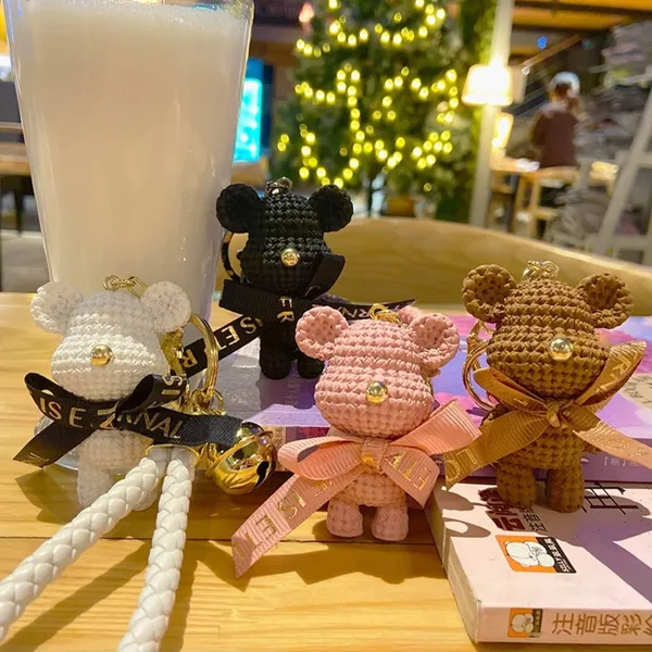 Rabbit_Pink_Stainless_Steel_Keychain