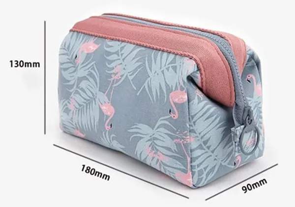 Flamingo_Polyester_Fabric_Toiletry_Bag