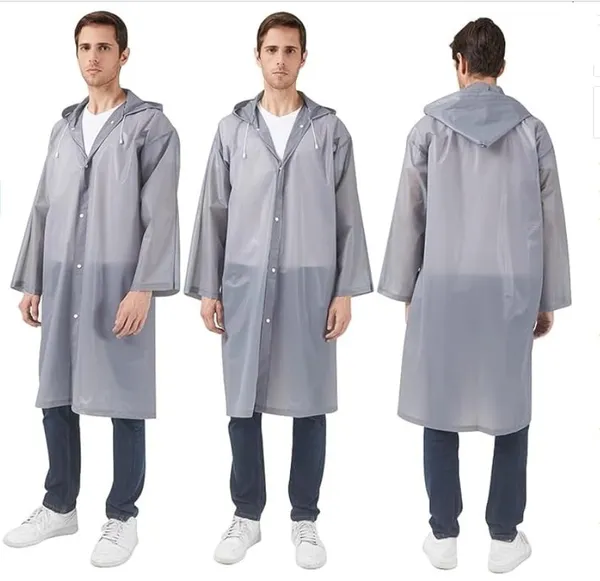Grey_Transparent_Rain_Coat_For_Unisex