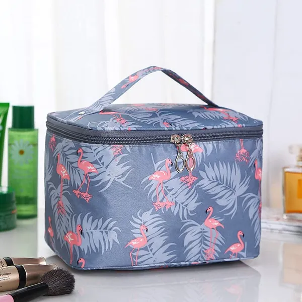 Grey_Flamigo_Waterproof_Polyester_Travel_Bag