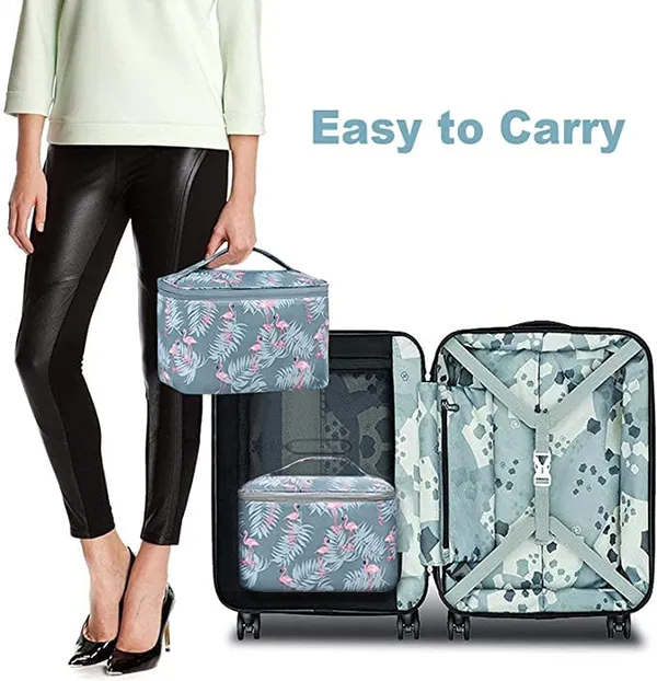 Grey_Flamigo_Waterproof_Polyester_Travel_Bag
