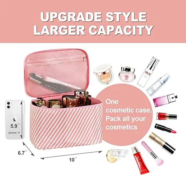 Pink_Pattern_Waterproof_Polyester_Travel_Bag