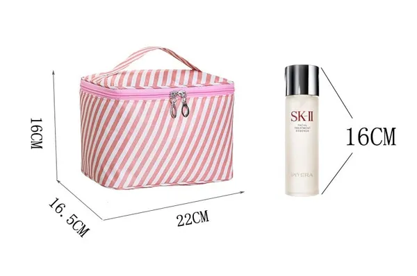 Pink_Pattern_Waterproof_Polyester_Travel_Bag