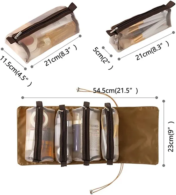Khaki_Roll_Up_Polyester_Mesh_Travel_Bag