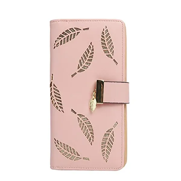 Pink_Pu_Leather_Purses_For_Women