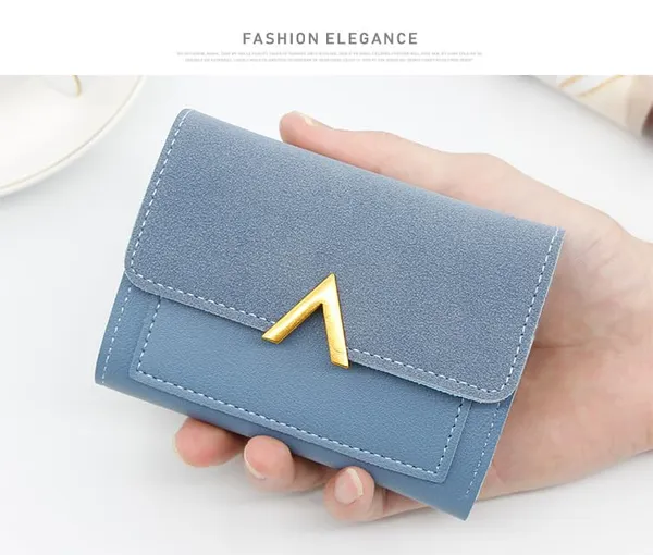 Blue_Tri-Fold_Retro_Faux_Leather_Purses_For_Women