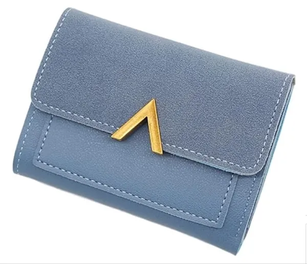 Blue_Tri-Fold_Retro_Faux_Leather_Purses_For_Women
