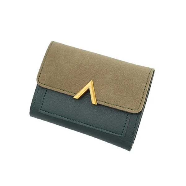 Green_Tri-Fold_Retro_Faux_Leather_Purses_For_Women