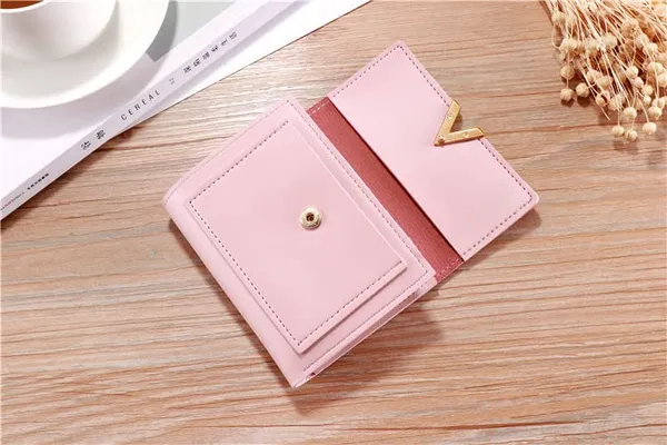 Pink_Tri-Fold_Retro_Faux_Leather_Purses_For_Women