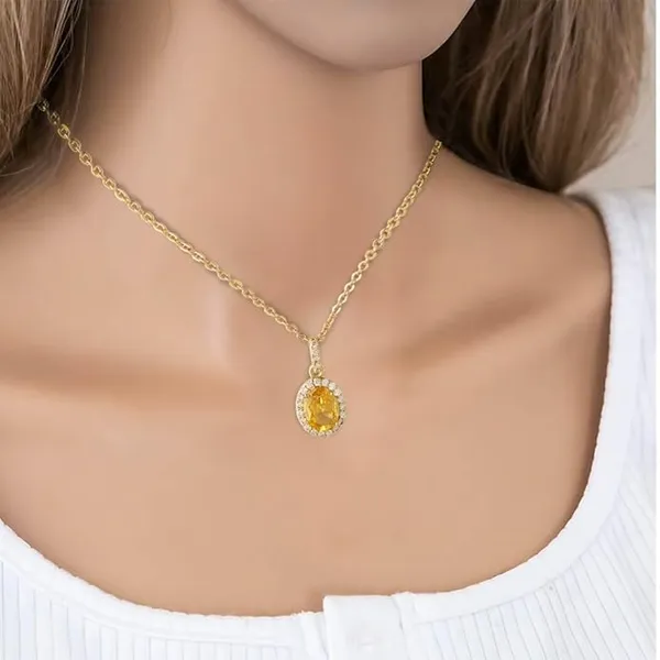 Natural_Citrine_Gold_Plated_Titanium_Steel_Jewellery_Set_For_Women