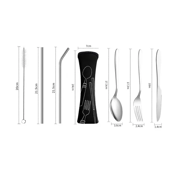 Red_6_Piece_Stainless_Steel_Traveling_Cutlery_Set