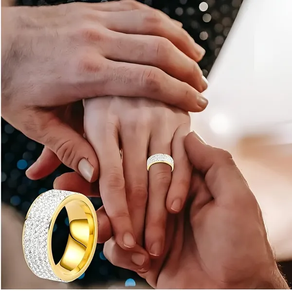Gold_Victorian_Zirconia_Ring_Metal_Ring_For_Women